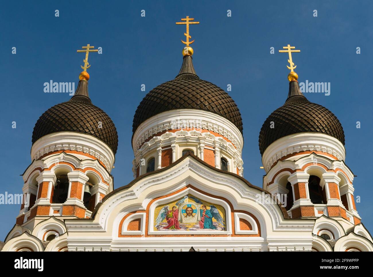 La Cattedrale Alexander Nevsky Toompea Tallinn Estonia Foto Stock