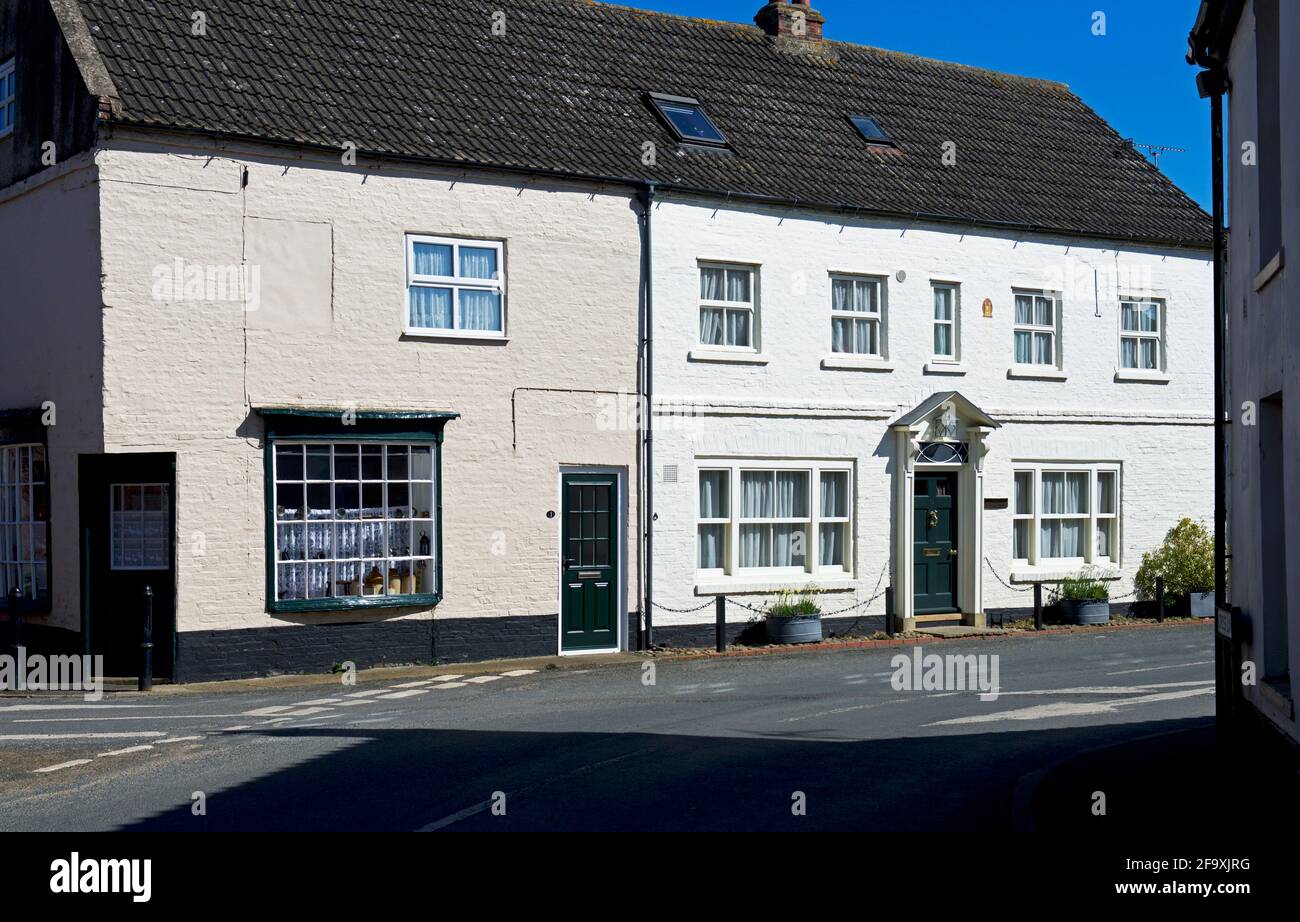 Case nel villaggio di North Frodingham, East Yorkshire, Inghilterra Regno Unito Foto Stock