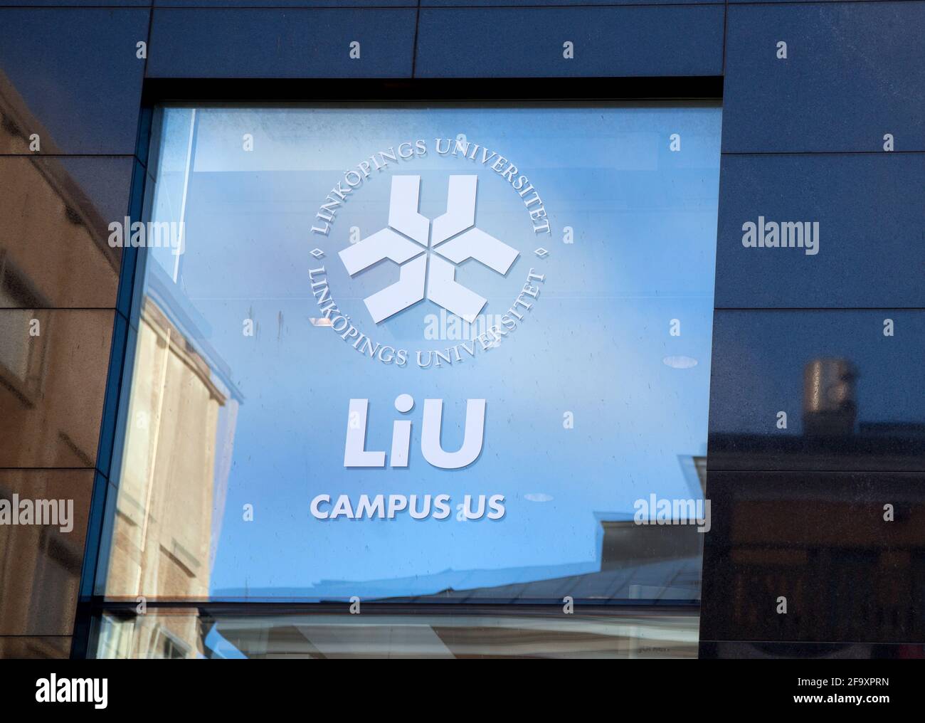 Università di Linköping, LIU, campus US, Università di Scienze della Salute, Ospedale Universitario. Foto Stock