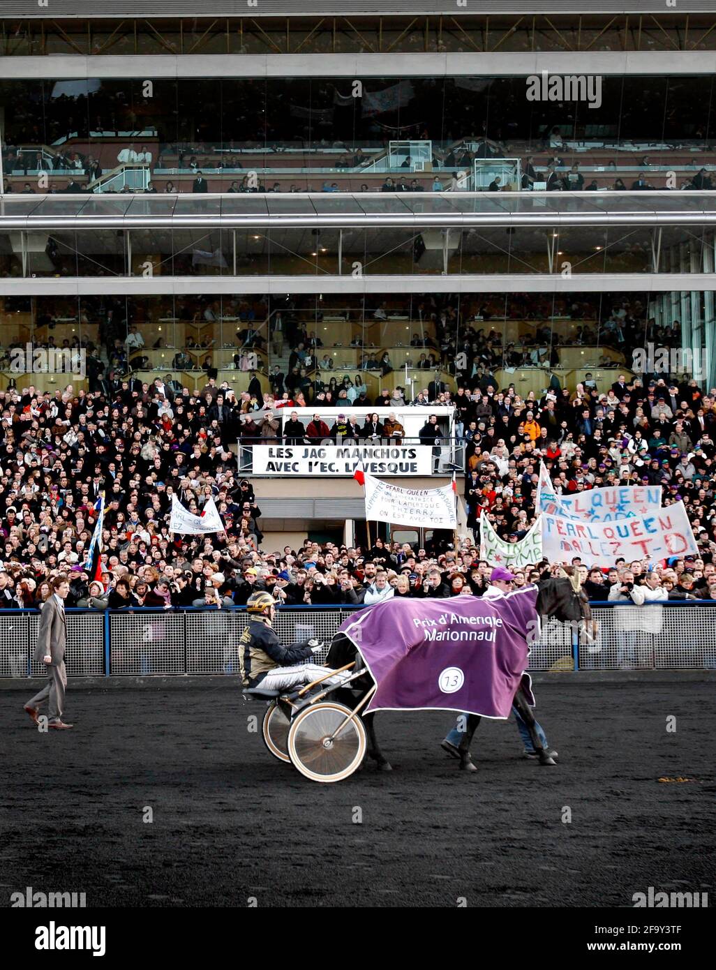 Parigi-Vincennes, Prix d´Amerique. Foto Stock