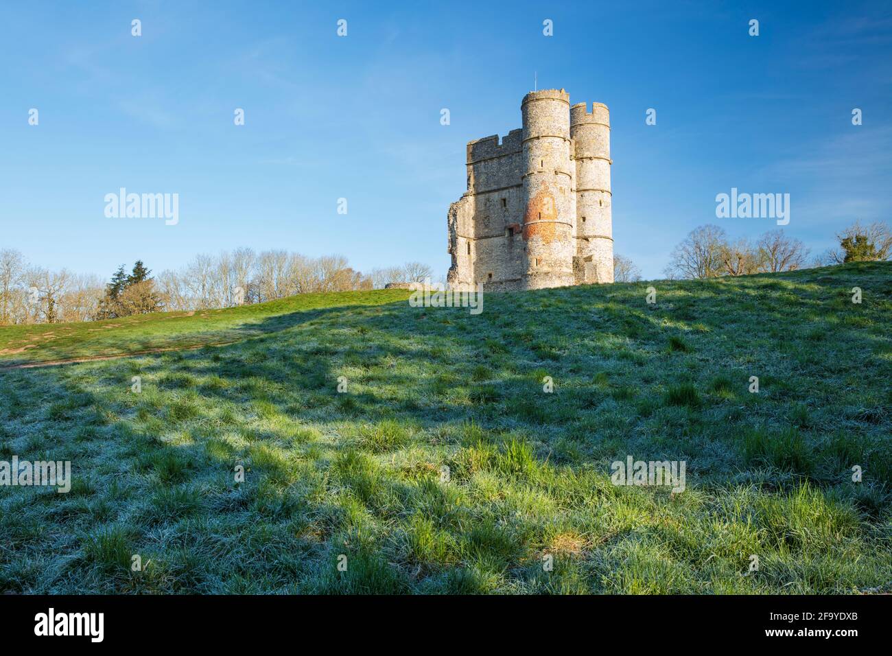 Donnington Castle, Newbury, Berkshire, Inghilterra, Regno Unito, Europa Foto Stock