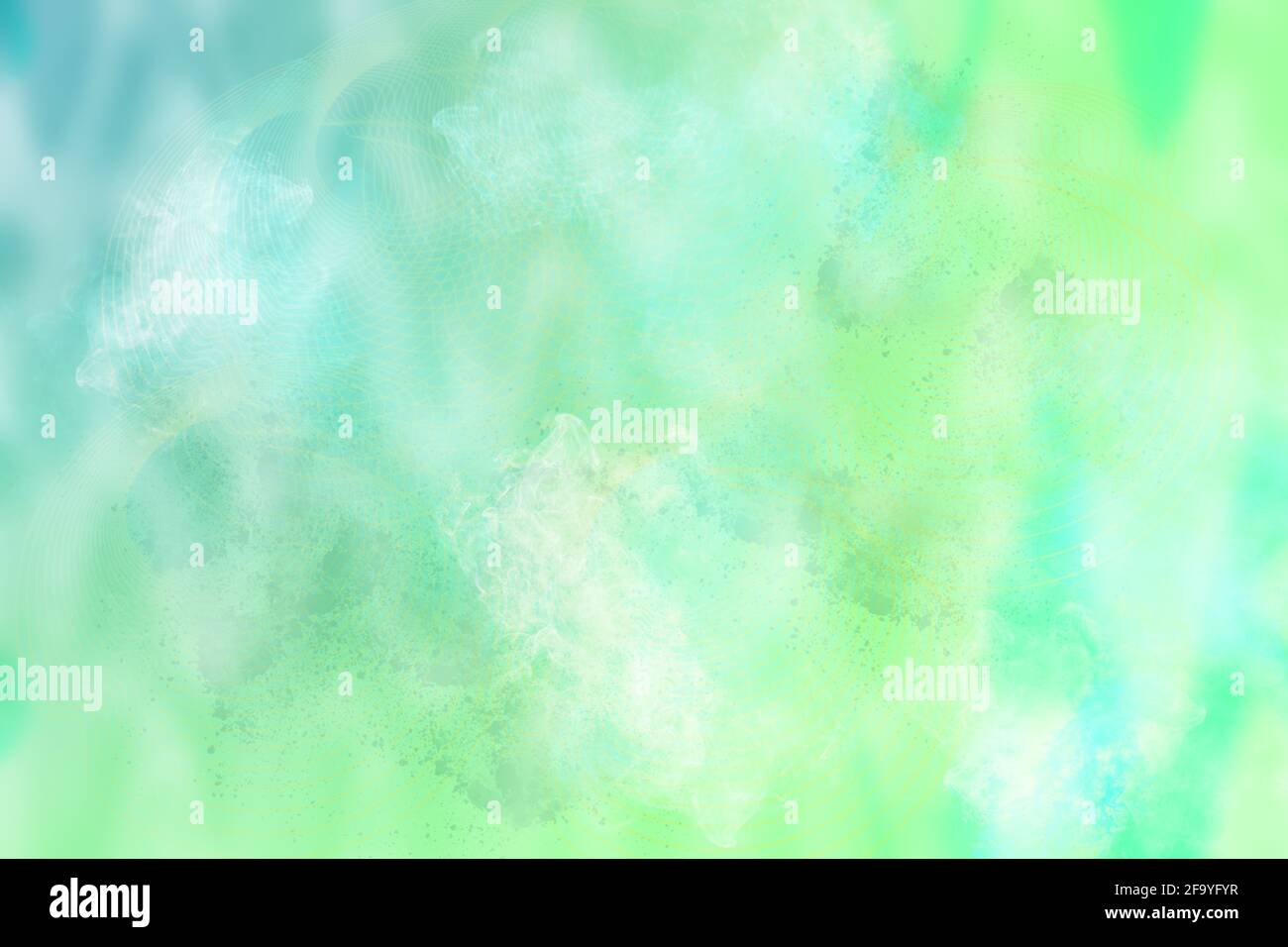 verde azzurro blu turchese tavolozza colori oceano mare illustrazione sfondo Foto Stock