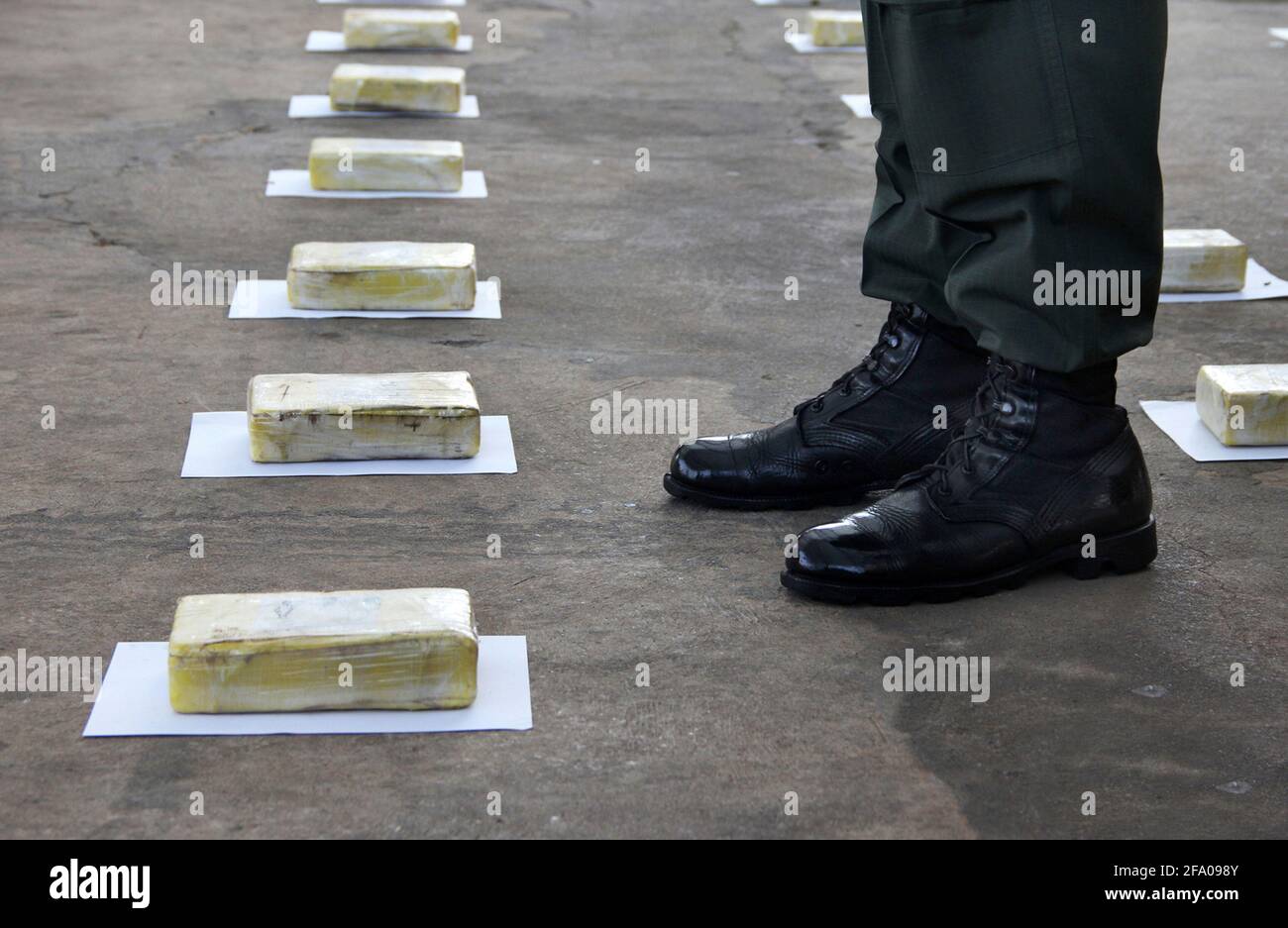 Maracaibo, Venezuela. 21 Apr 2021. Il sovrintendente nazionale antidroga, Richard López, ha ratificato la conformità e il raggiungimento delle politiche statali. Questo mercoledì, la 21a Caracas (Venezuela), basata sul rispetto illimitato degli obblighi internazionali nella lotta contro il traffico di droga, durante il suo discorso in videoconferenza prima della 64esima sessione della Commissione sulle droghe narcotiche delle Nazioni Unite (ONU). Affermare che per il Venezuela la lotta contro il problema della droga è un impegno permanente. (Foto di Humberto Matheus/Sipa USA) Credit: Sipa USA/Alamy Live News Foto Stock