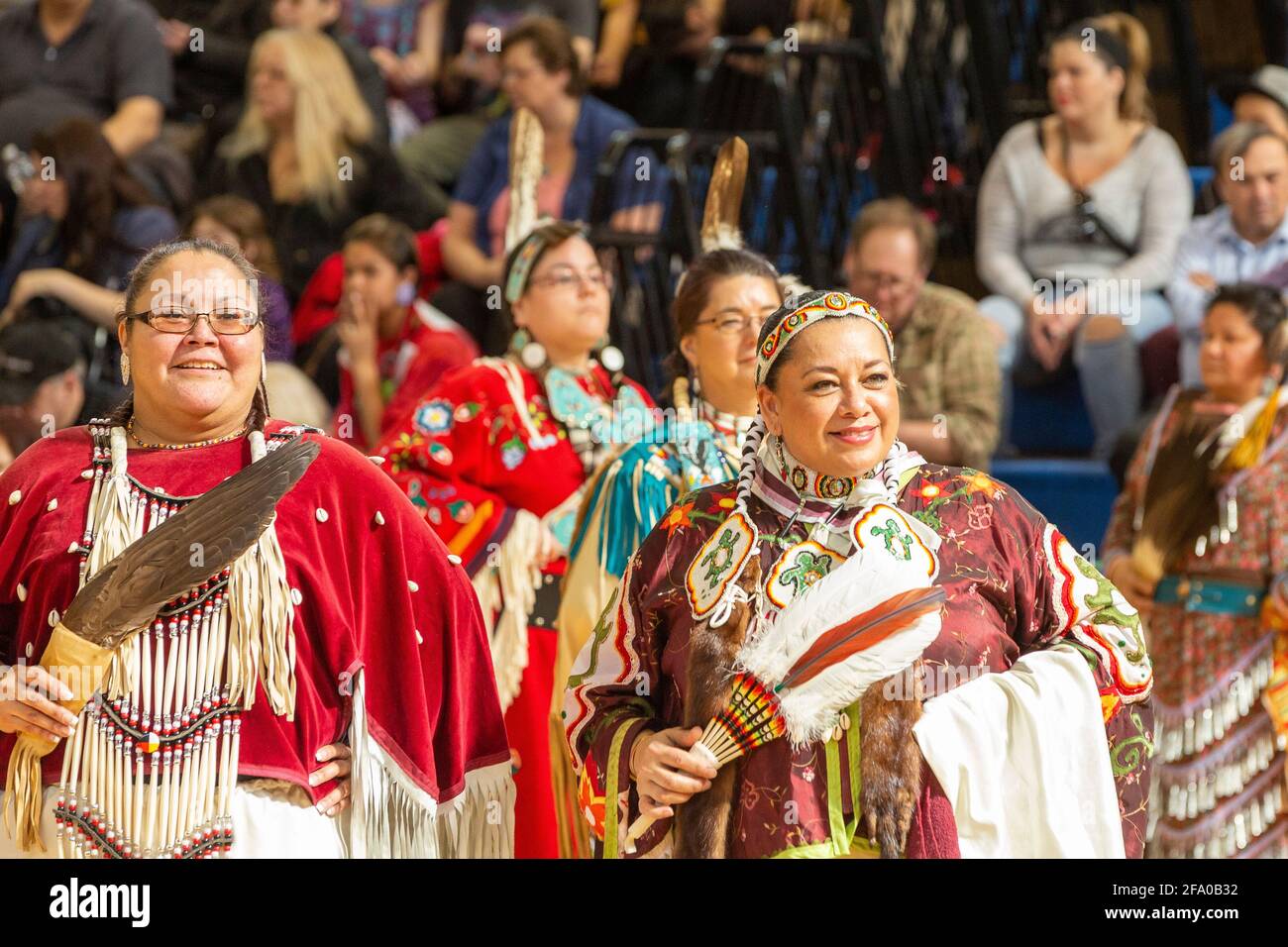 Festa indigena del Pow Wow Foto Stock
