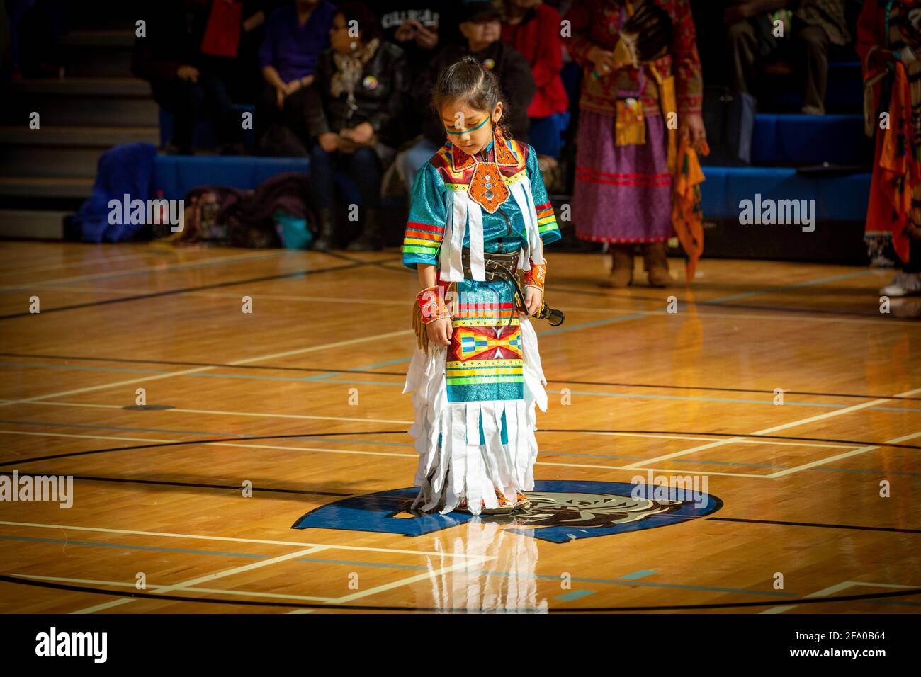 Festa indigena del Pow Wow Foto Stock