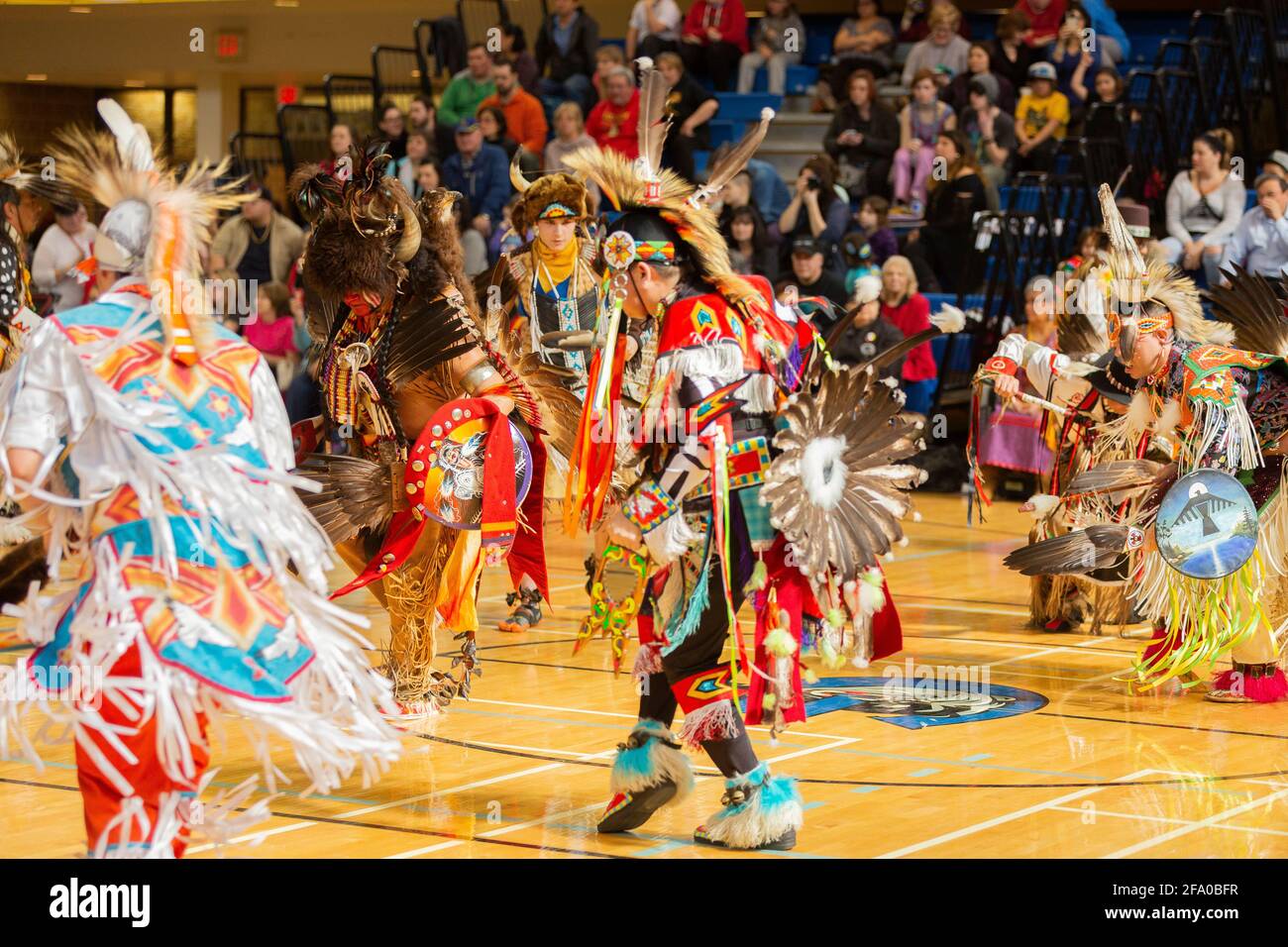 Festa indigena del Pow Wow Foto Stock