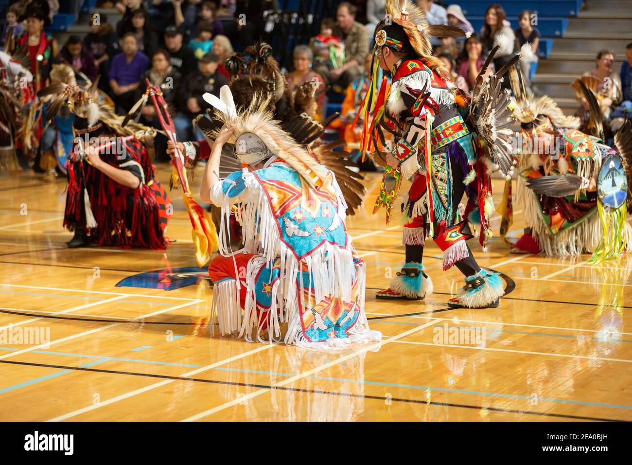 Festa indigena del Pow Wow Foto Stock