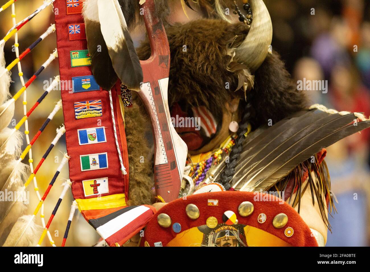 Festa indigena del Pow Wow Foto Stock