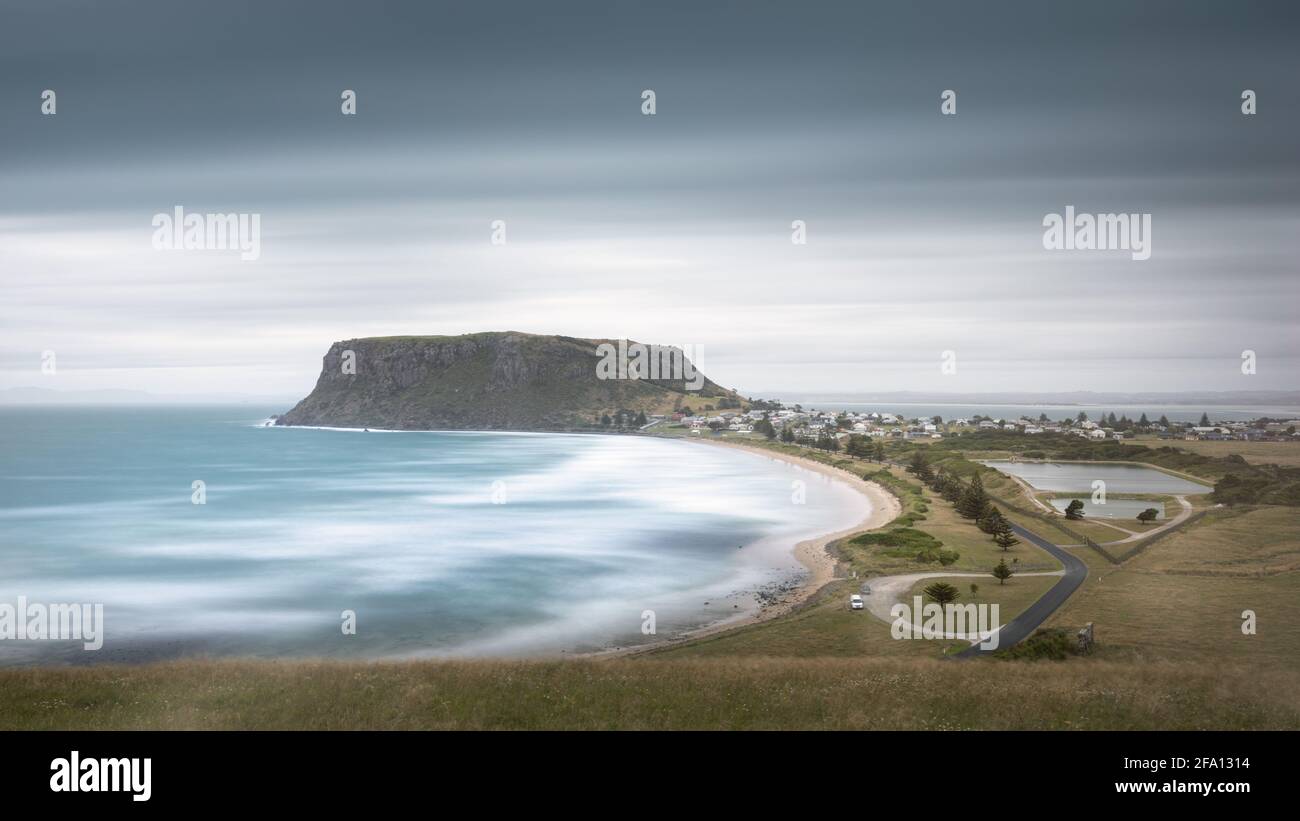 Costa della Tasmania. Foto Stock