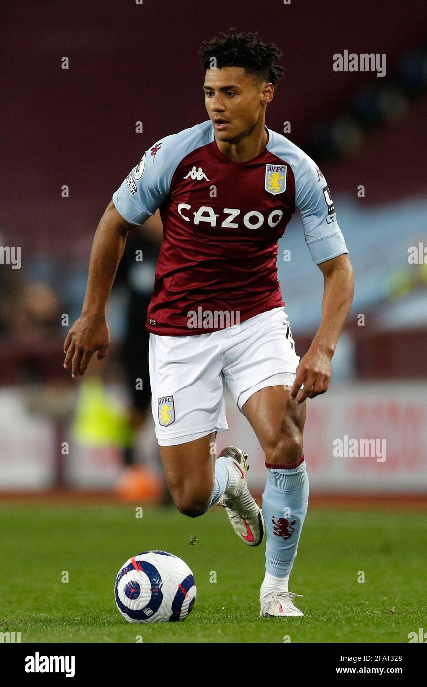 Birmingham, Inghilterra, 21 aprile 2021. Ollie Watkins di Aston Villa durante la partita della Premier League a Villa Park, Birmingham. L'immagine di credito dovrebbe essere: Darren Staples / Sportimage Foto Stock