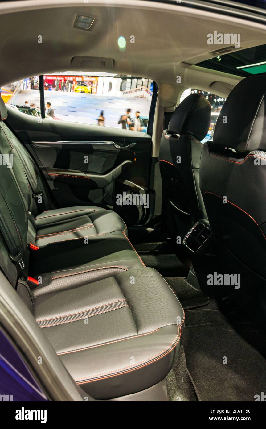 Il teso per la Cina Skoda Octavia Pro in mostra al 2021 Shanghai Auto Show, Cina. Foto Stock
