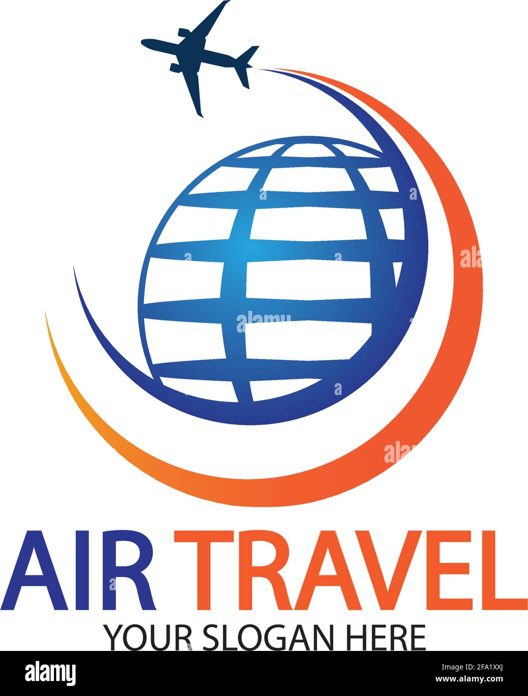 Vettore di disegno icona vettore logo Air Travel modello-vettore Illustrazione Vettoriale