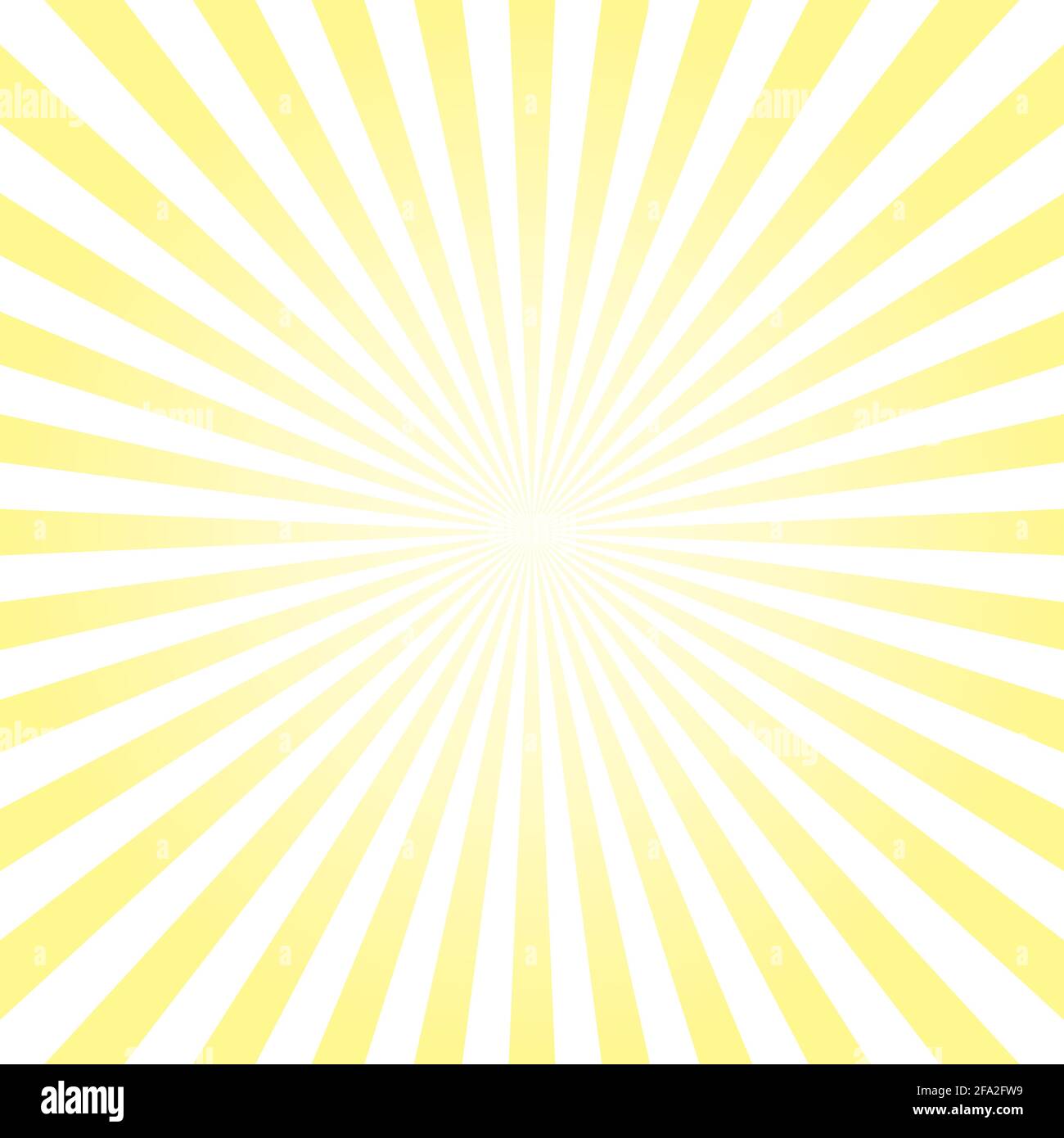 Astratto tema sunburst giallo chiaro Illustrazione Vettoriale