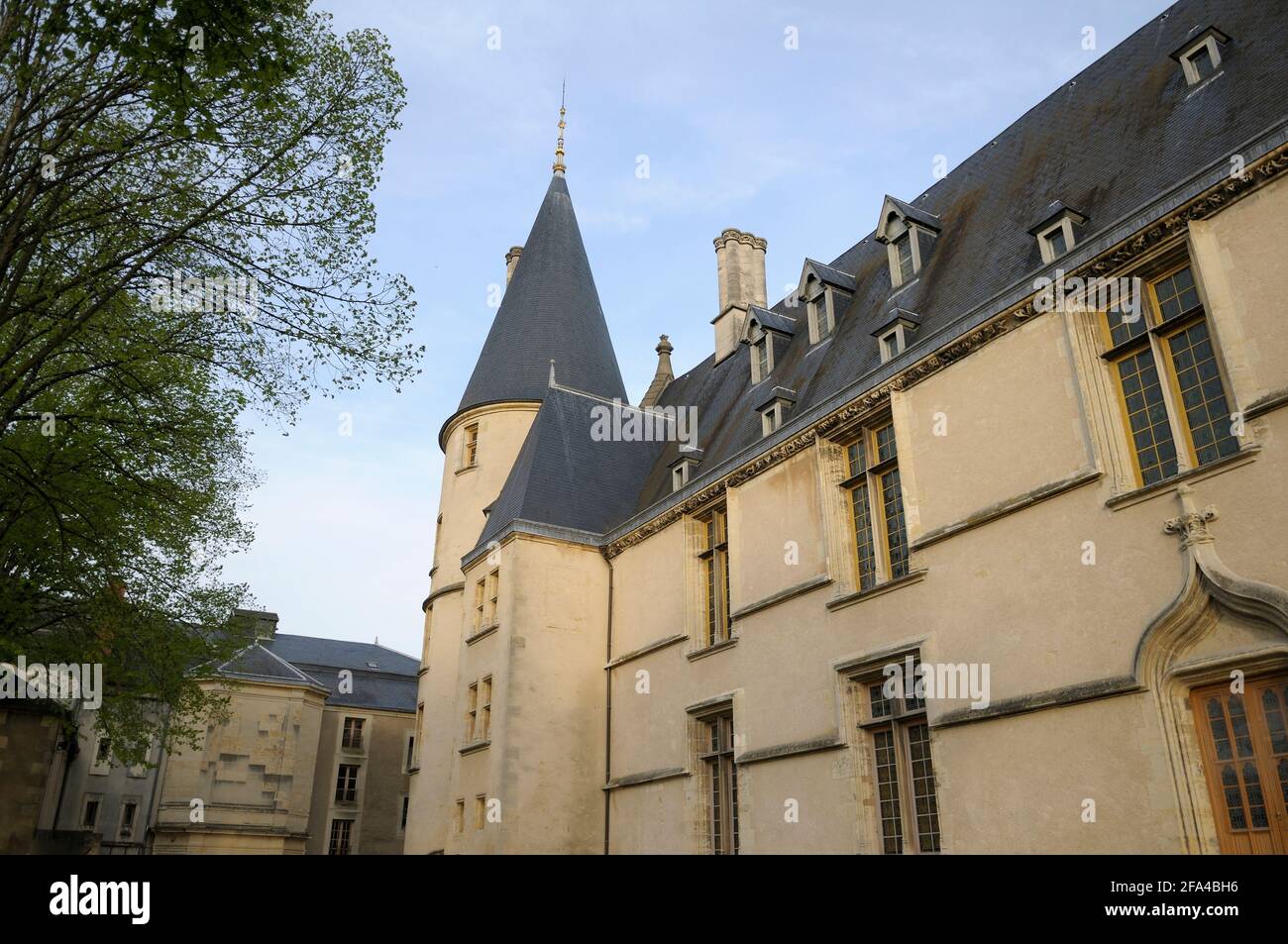 Palais Ducal, Nevers, Bourgogne, Francia Foto Stock