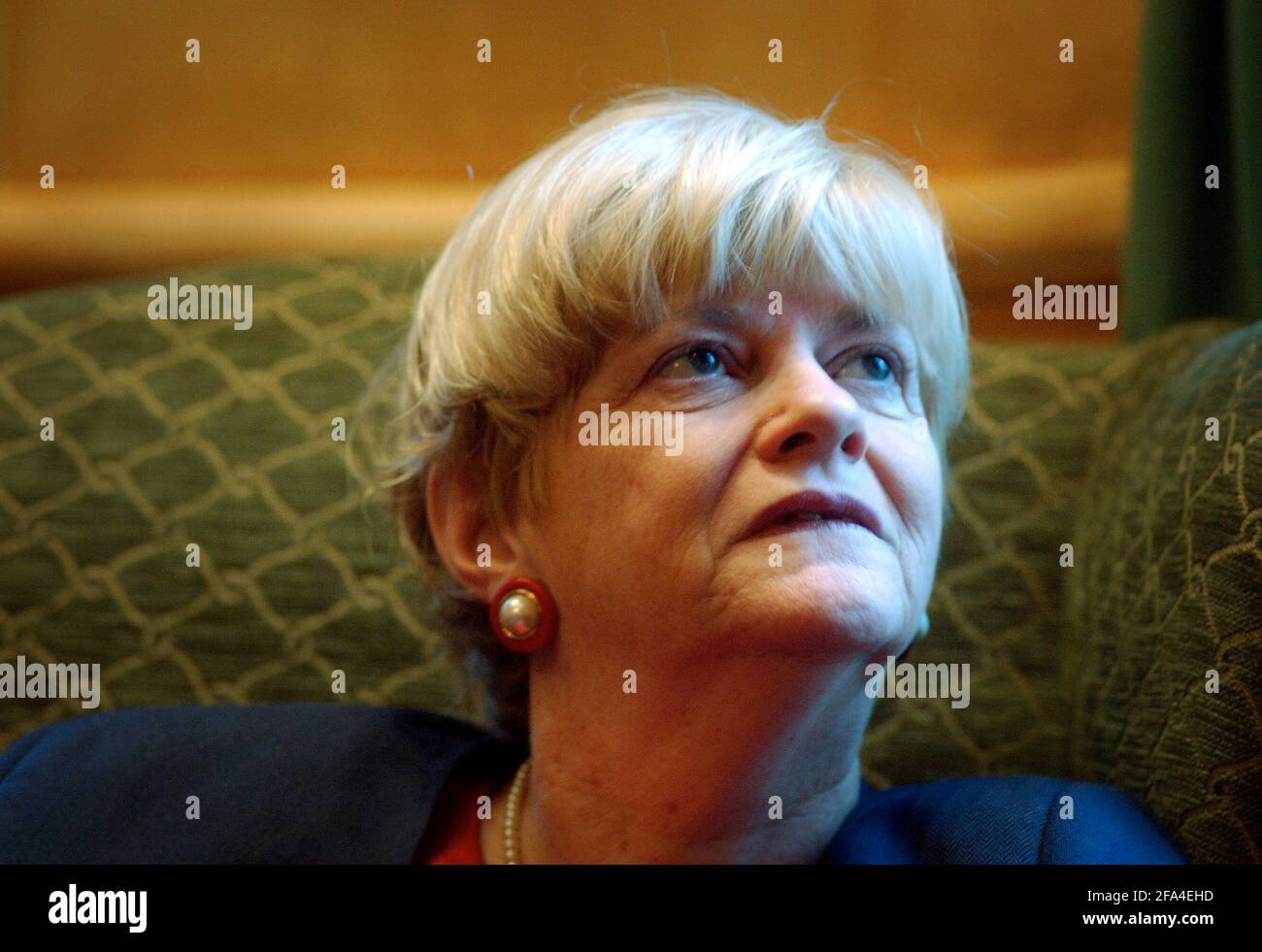 ANN WIDDECOMBE,10/1/05 PILSTON Foto Stock