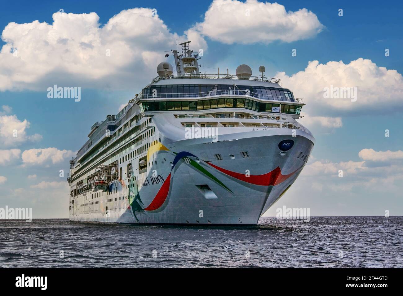 Nave da crociera Foto Stock