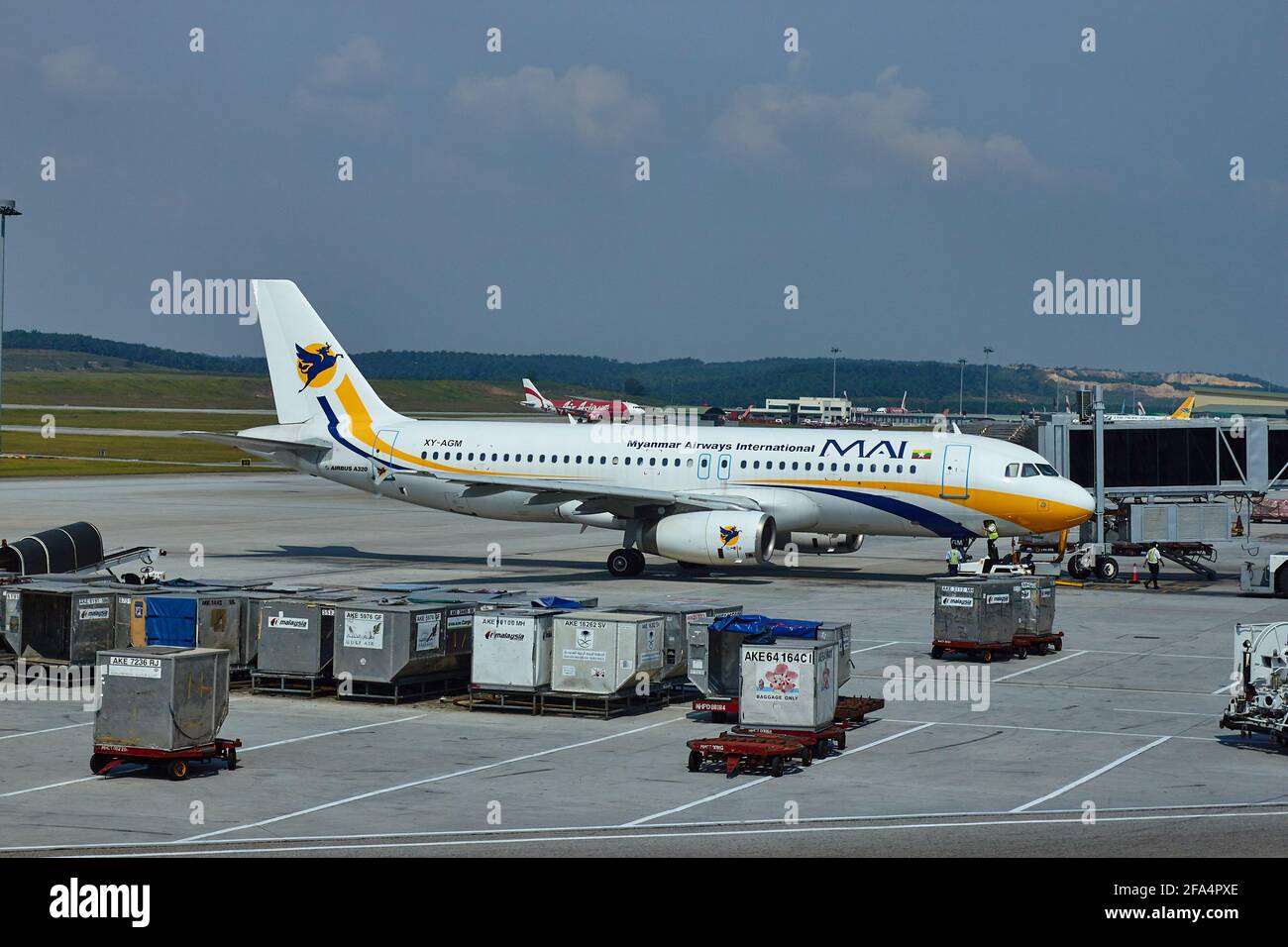 Aeroporto di Bali. Foto Stock