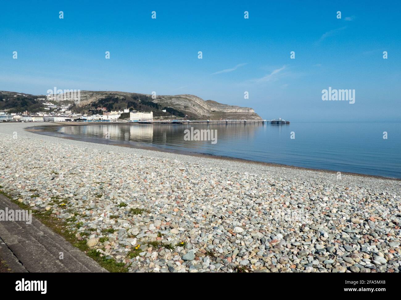Spiaggia di Llandudno Foto Stock