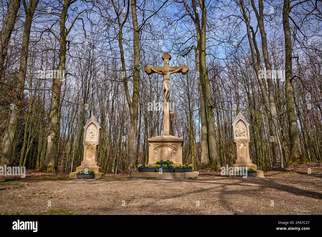 Gesù croce vicino a Bad iburg, Germania Foto Stock