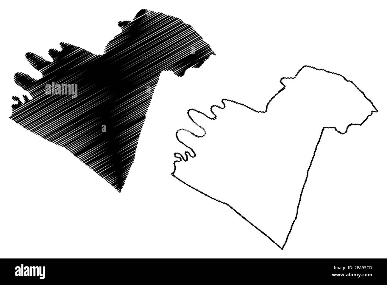 Morgan County, stato della Virginia Occidentale (Stati Uniti, Stati Uniti d'America, Stati Uniti, Stati Uniti, Stati Uniti) mappa vettoriale, schizzo scrimolo Morgan mappa Illustrazione Vettoriale