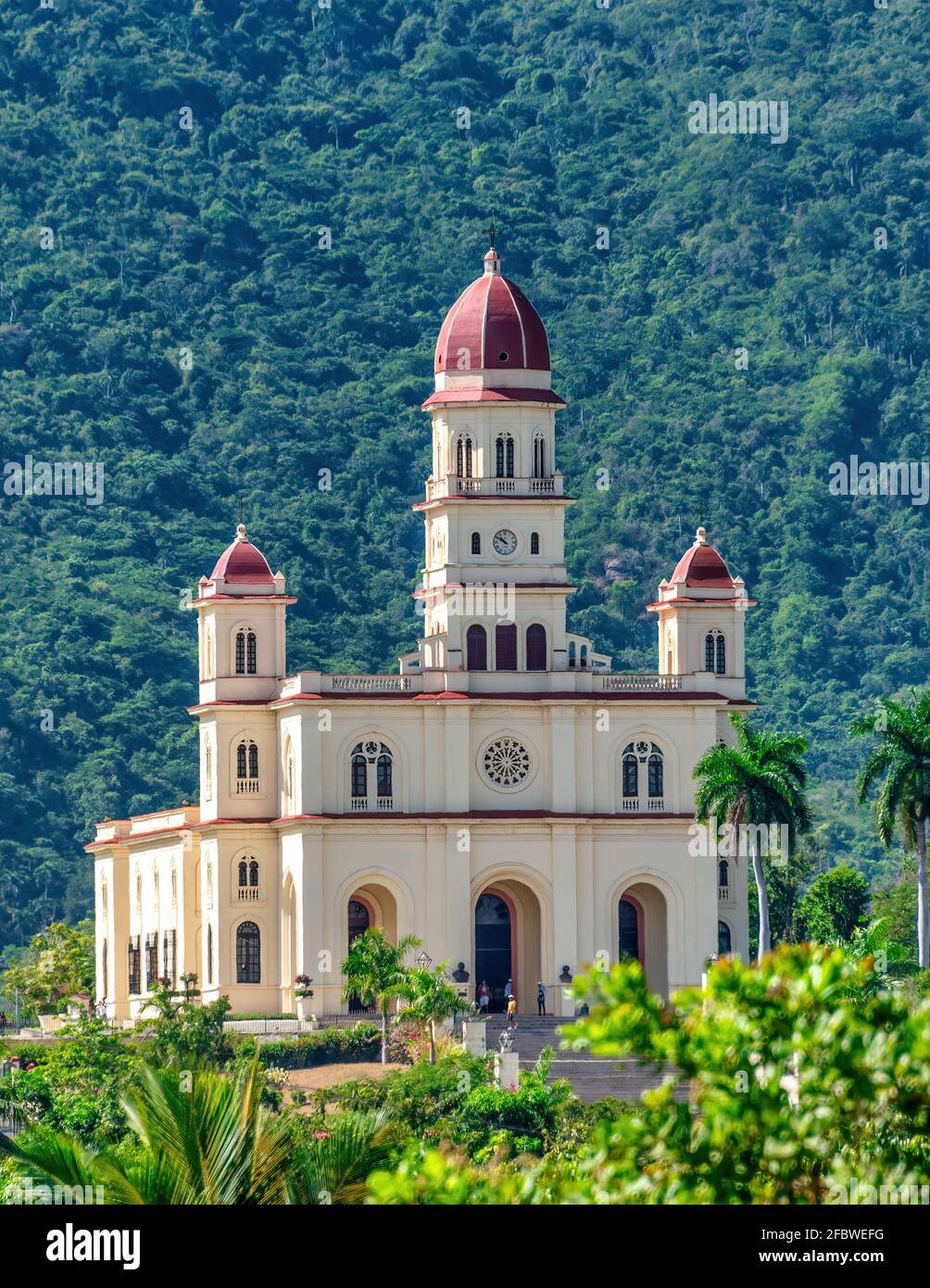 Santuario chiesa nostra Signora della Carità di El Cobre, Santiago de Cuba, Cuba, anno 2016 Foto Stock