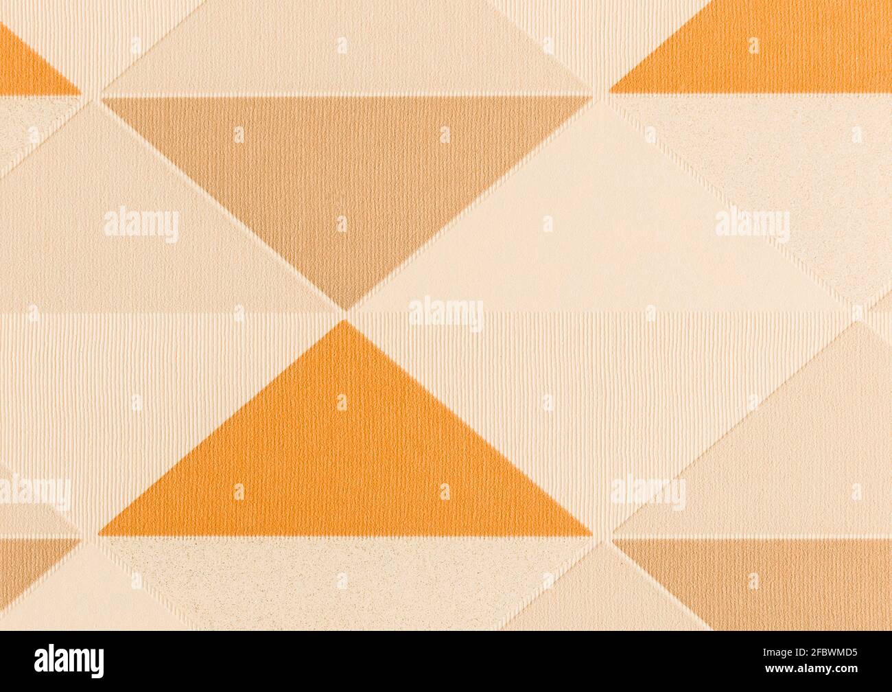 Sfondo colore texture chiara con disegno geometrico astratto sfondo piramidale sabbia. Foto Stock