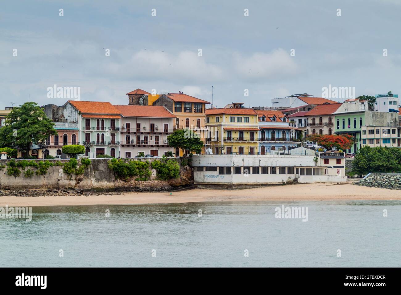 Casco Viejo (Centro storico) a Panama City Foto Stock