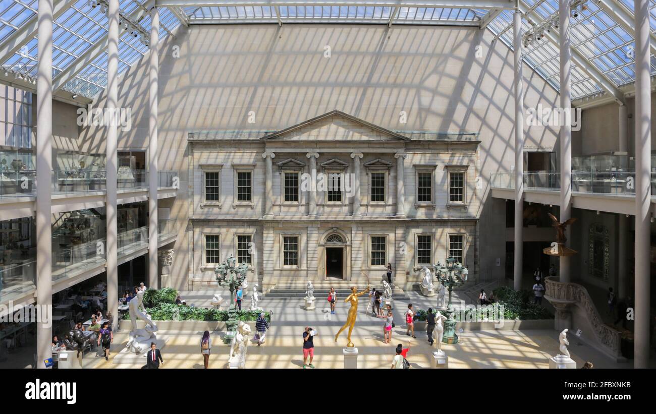 New York, USA, 1.09.2019 - Metropolitan Museum of Art Charles Engelhard Court Foto Stock