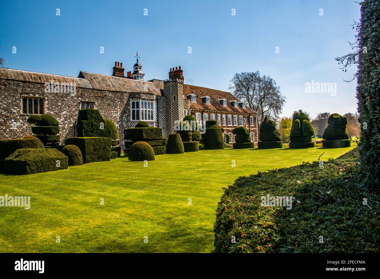 Topiary a Hall Place, Bexley, Kent. REGNO UNITO Foto Stock Topiary a Hall Place, Bexley, Kent. REGNO UNITO Foto Stock