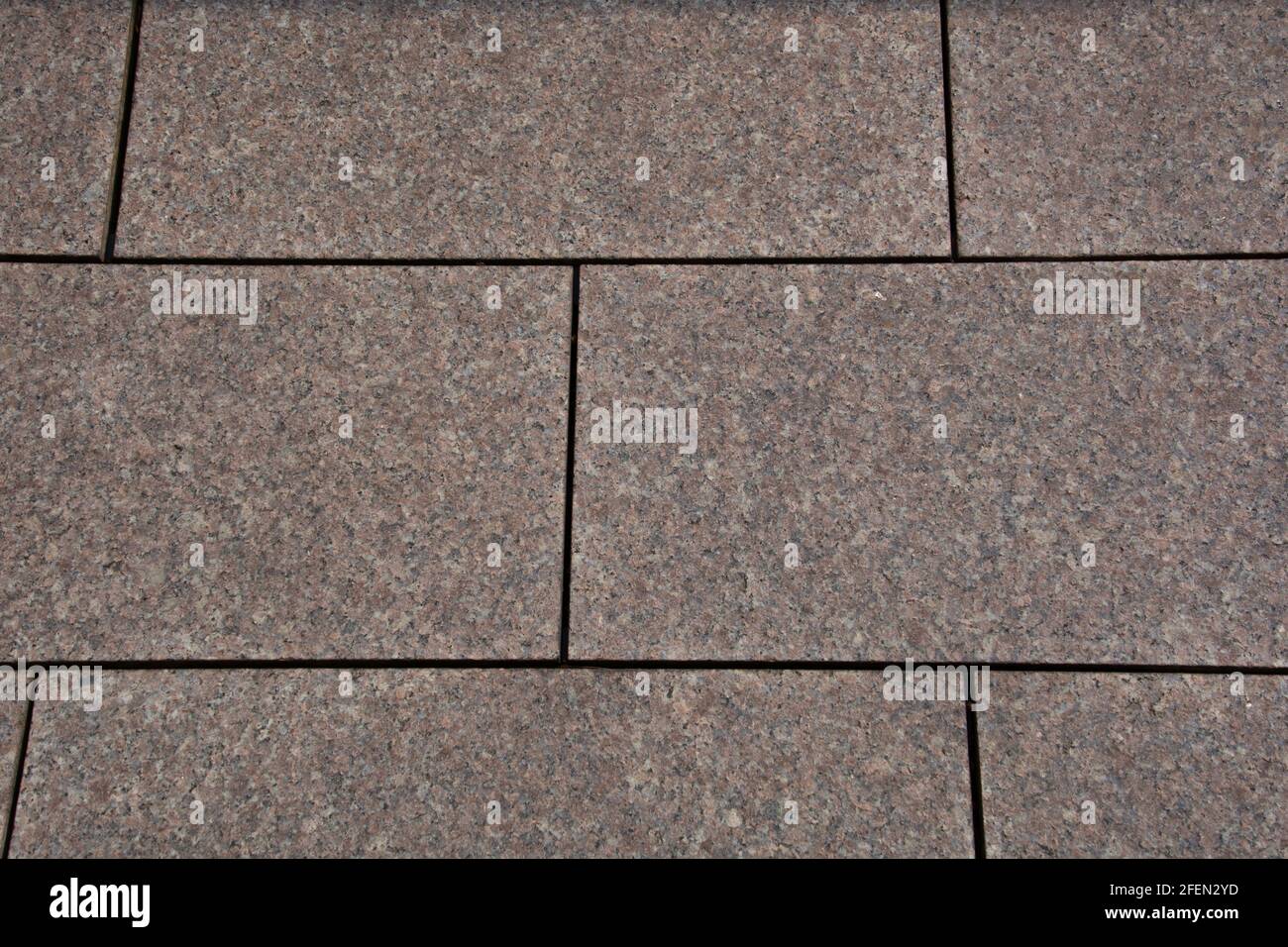 Pietre di pavimentazione ben tenute per la costruzione di terrazze all'aperto Foto Stock