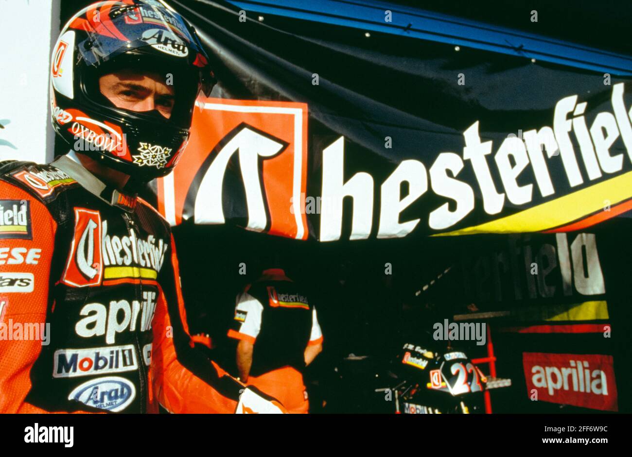 Jean Michel Bayle (FR), Aprilia 250, GP di malesia 1994, Shah Alam Foto Stock