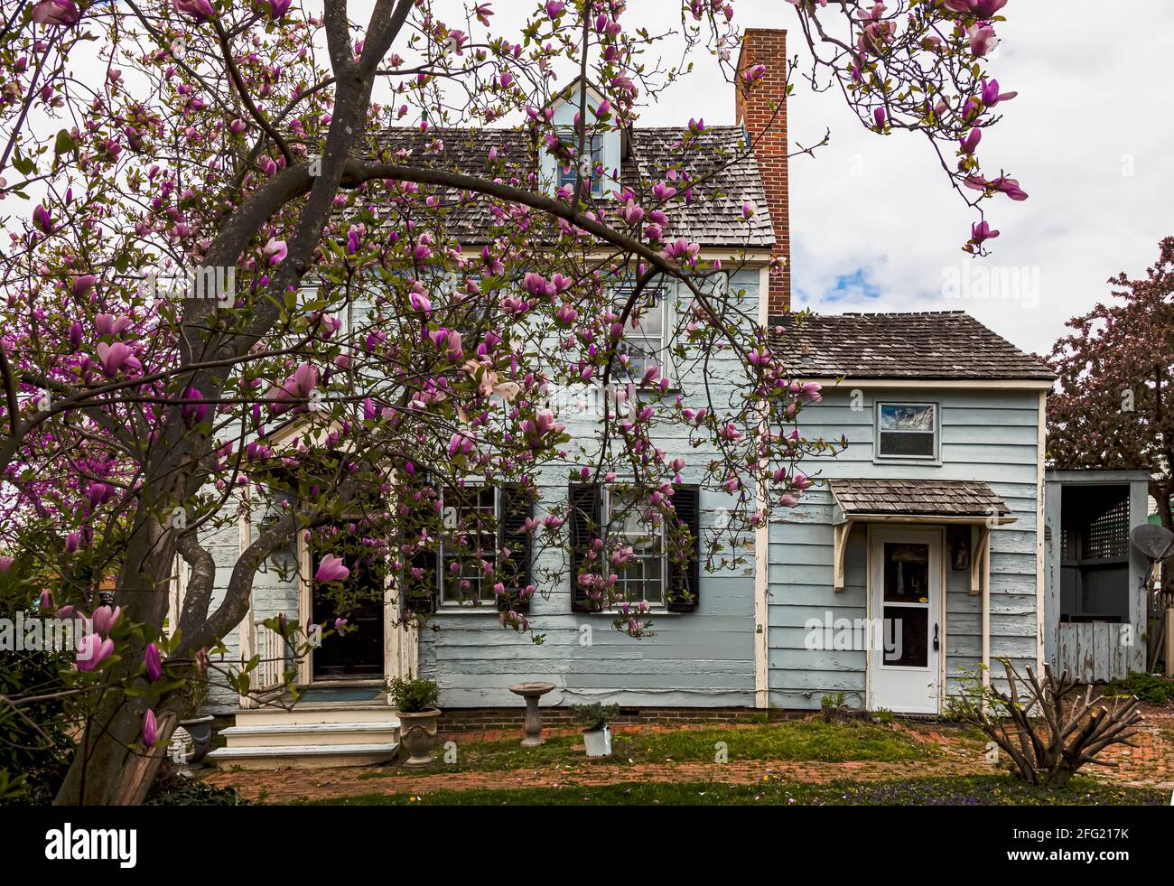 Di proprietà della contea di Talbot, MD società storica, Miss Mary Jenkins casa (circa 1783) è la più antica casa a telaio in Easton. E 'aperto ai visitatori wi Foto Stock