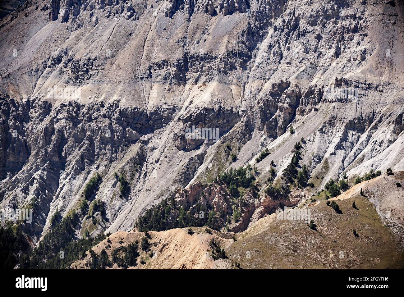 Rocce in montagna Foto Stock