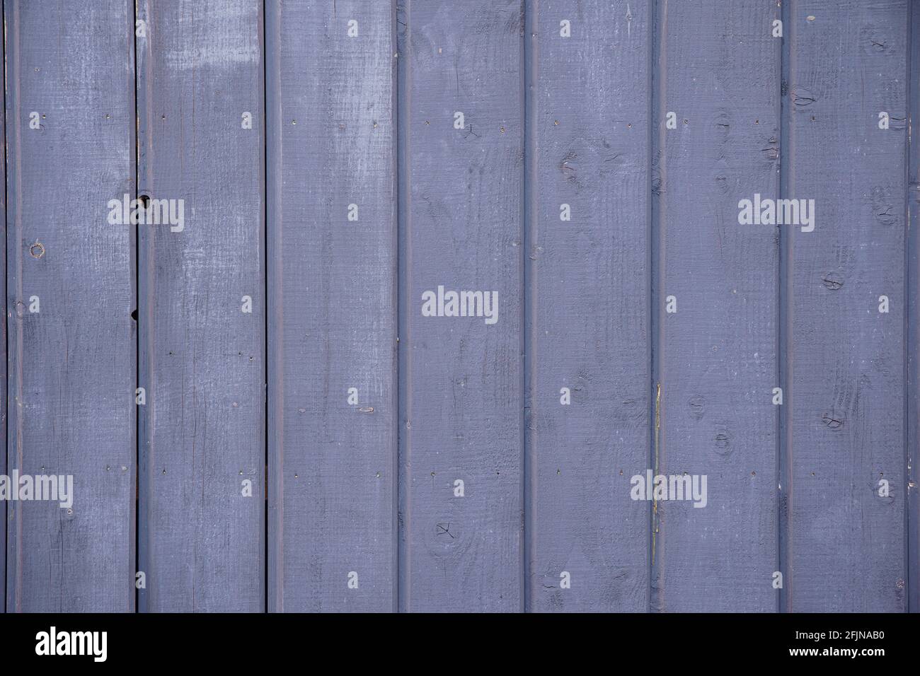 Struttura di legno grigio blu della parete della casa di legno Foto Stock