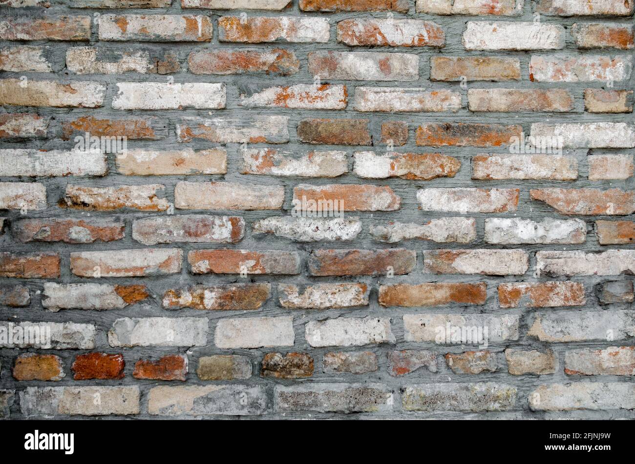 pattern vecchio muro di mattoni vicino sfondo Foto Stock