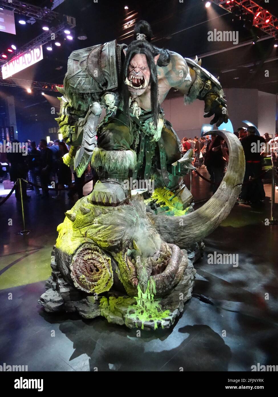 BlizzCon 2015 - Statua - Grommash Hellscream Foto Stock