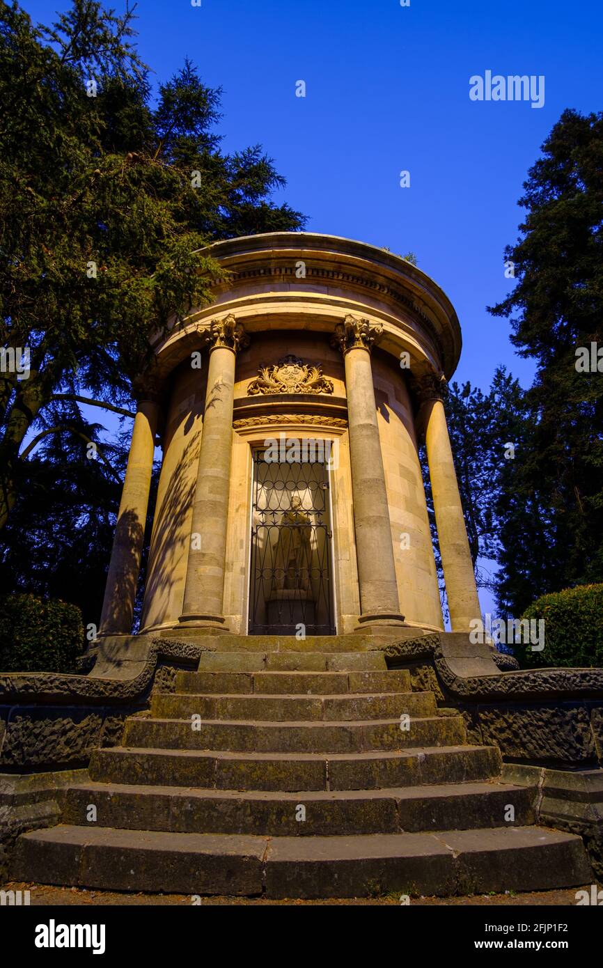 Jephson Memorial, Jephson Gardens, Leamington Spa Foto Stock