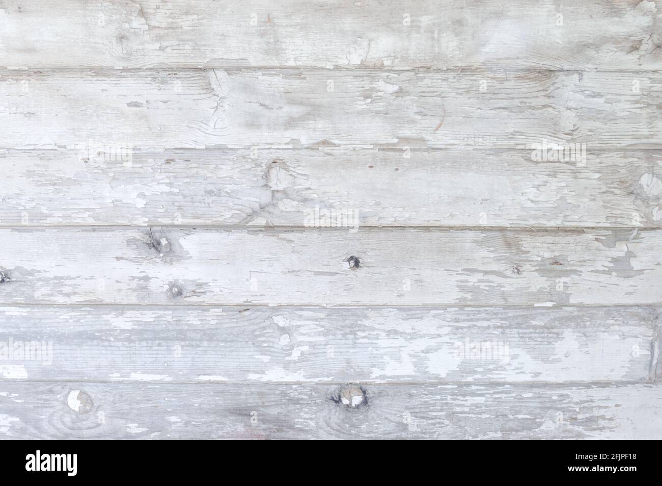 vernice bianca palpeeling intemperie sfondo legno fienile Foto Stock