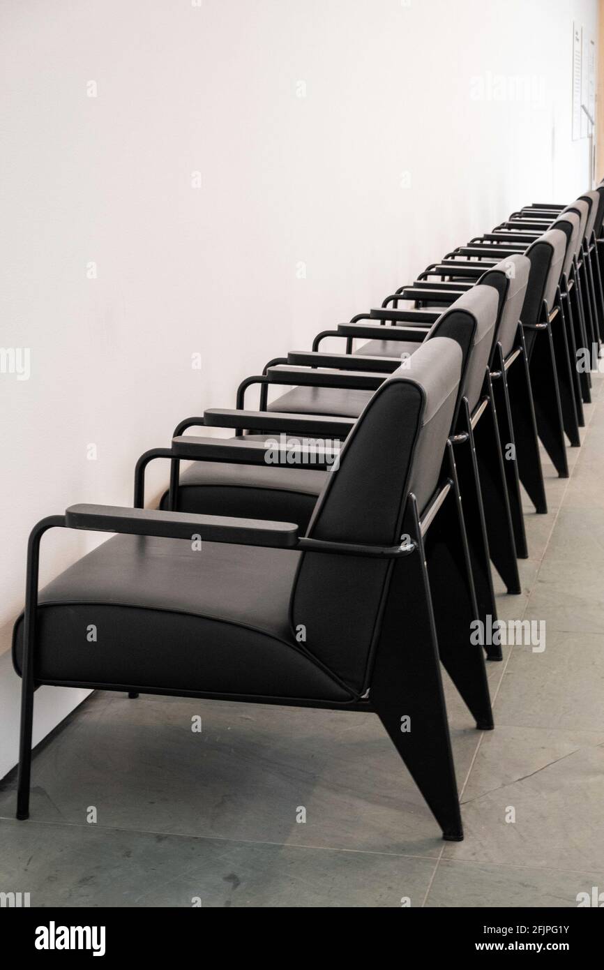 Installazione di Amanda Williams "sensazioni incarnate" al Museum of Modern Art, New York City, USA Foto Stock