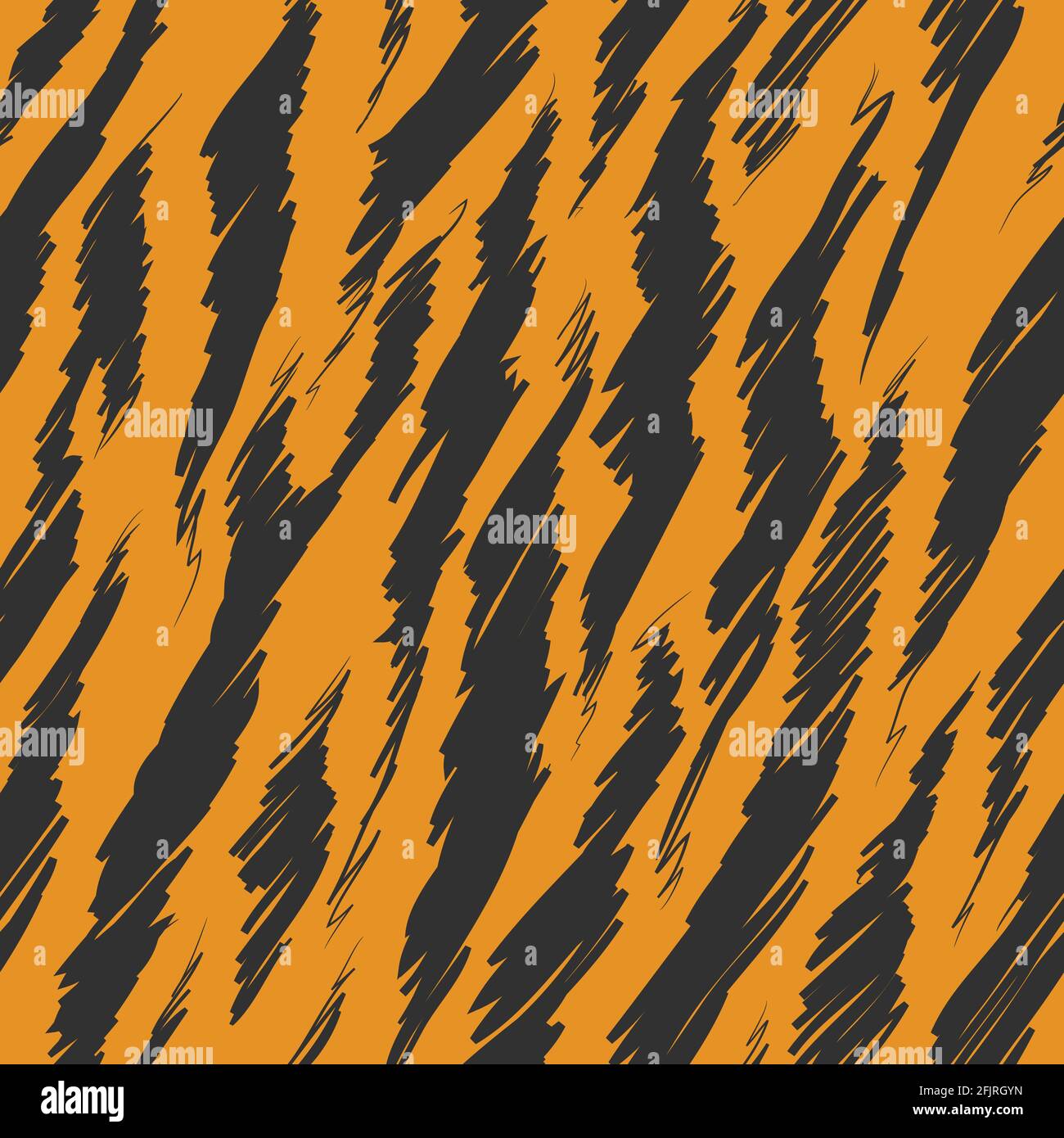 Macchie di tigre senza giunture motivo sfondo Skin animali Stampa Illustrazione Vettoriale