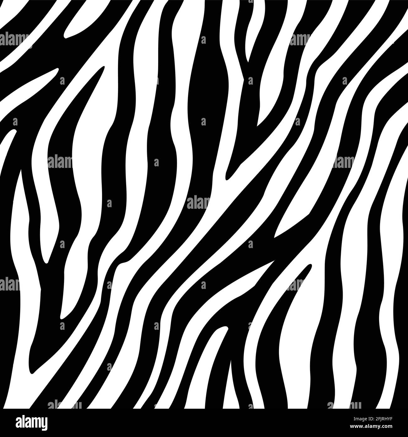 Zebra Stripes Seamless Pattern background Animal Skin Lines Stampa Illustrazione Vettoriale