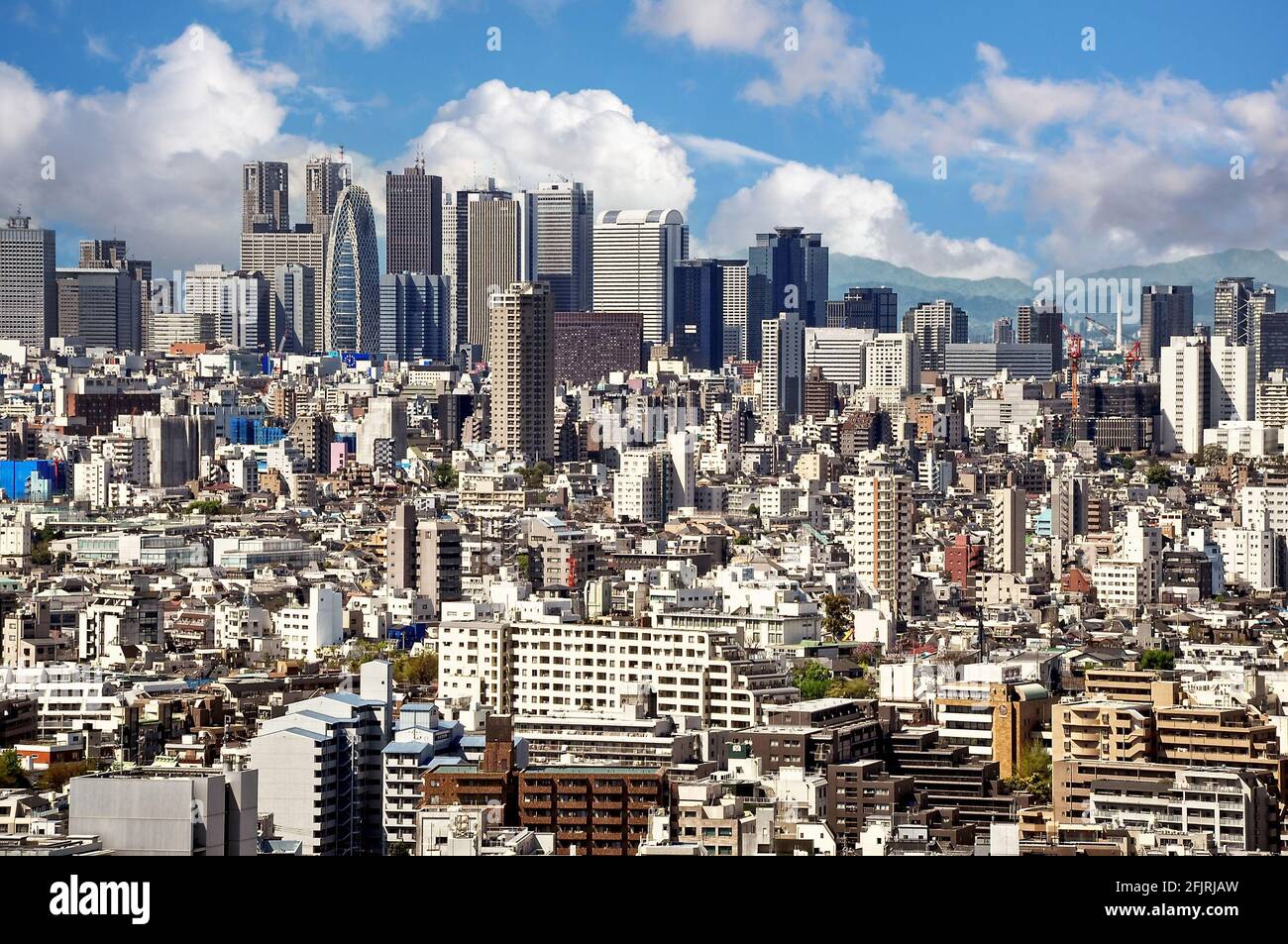 Skyline di Shinjuku, Tokyo, Giappone Foto Stock