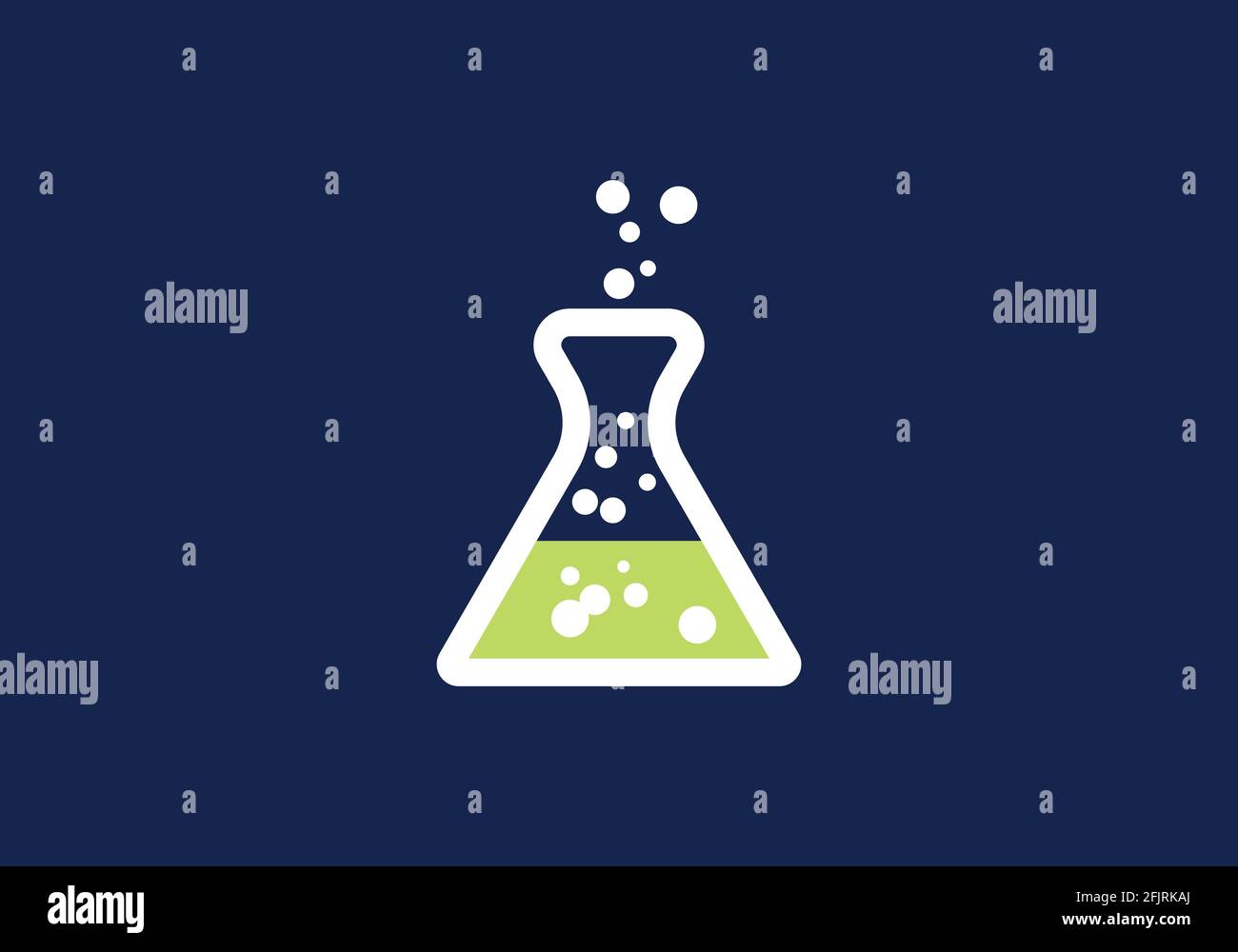 Modello vettoriale per il design del logo del laboratorio, logo Creative Lab. Illustrazione Vettoriale