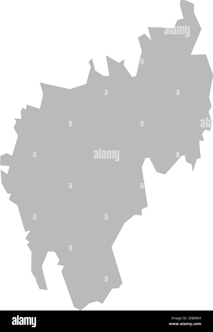 Mappa dello stato indiano di Tripura. Sfondo grigio chiaro. Progettazione grafica dei concetti aziendali. Illustrazione Vettoriale