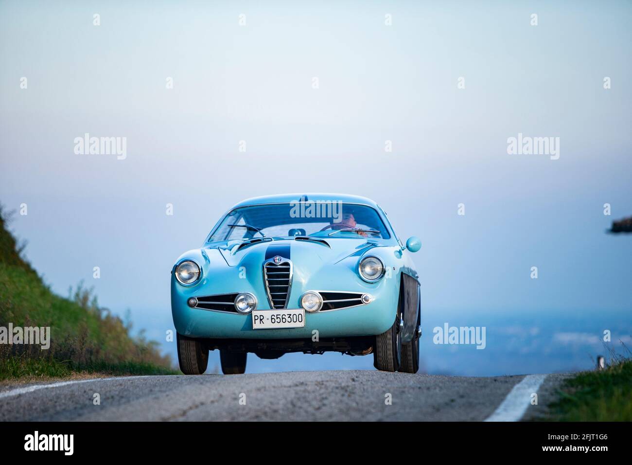 1955 Alfa Romeo 1900 SZ coupé Zagato Foto Stock