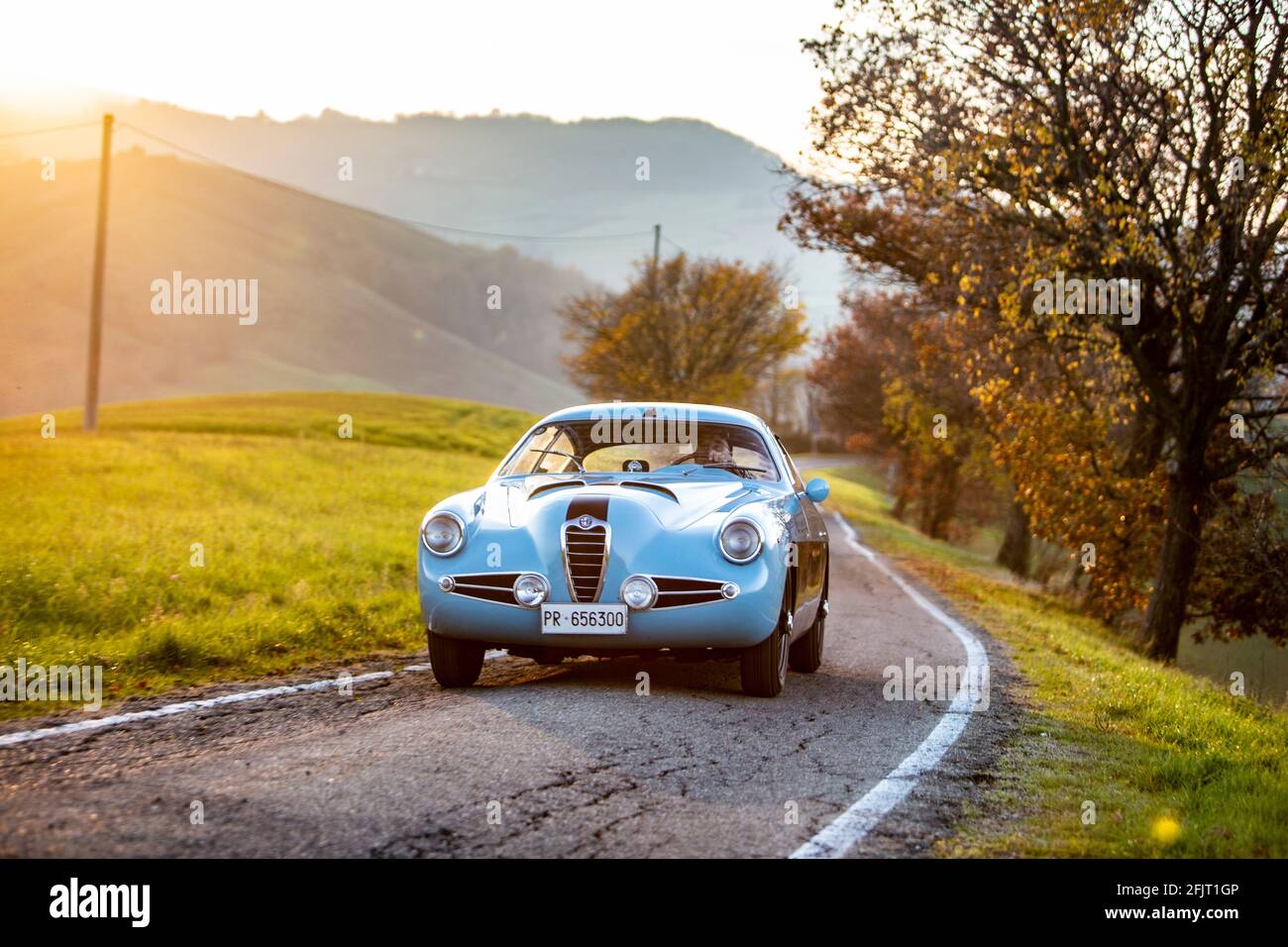 1955 Alfa Romeo 1900 SZ coupé Zagato Foto Stock