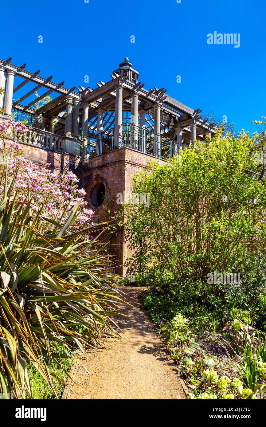 Hampstead Heath Pergola and Hill Gardens, North London, Regno Unito Foto Stock