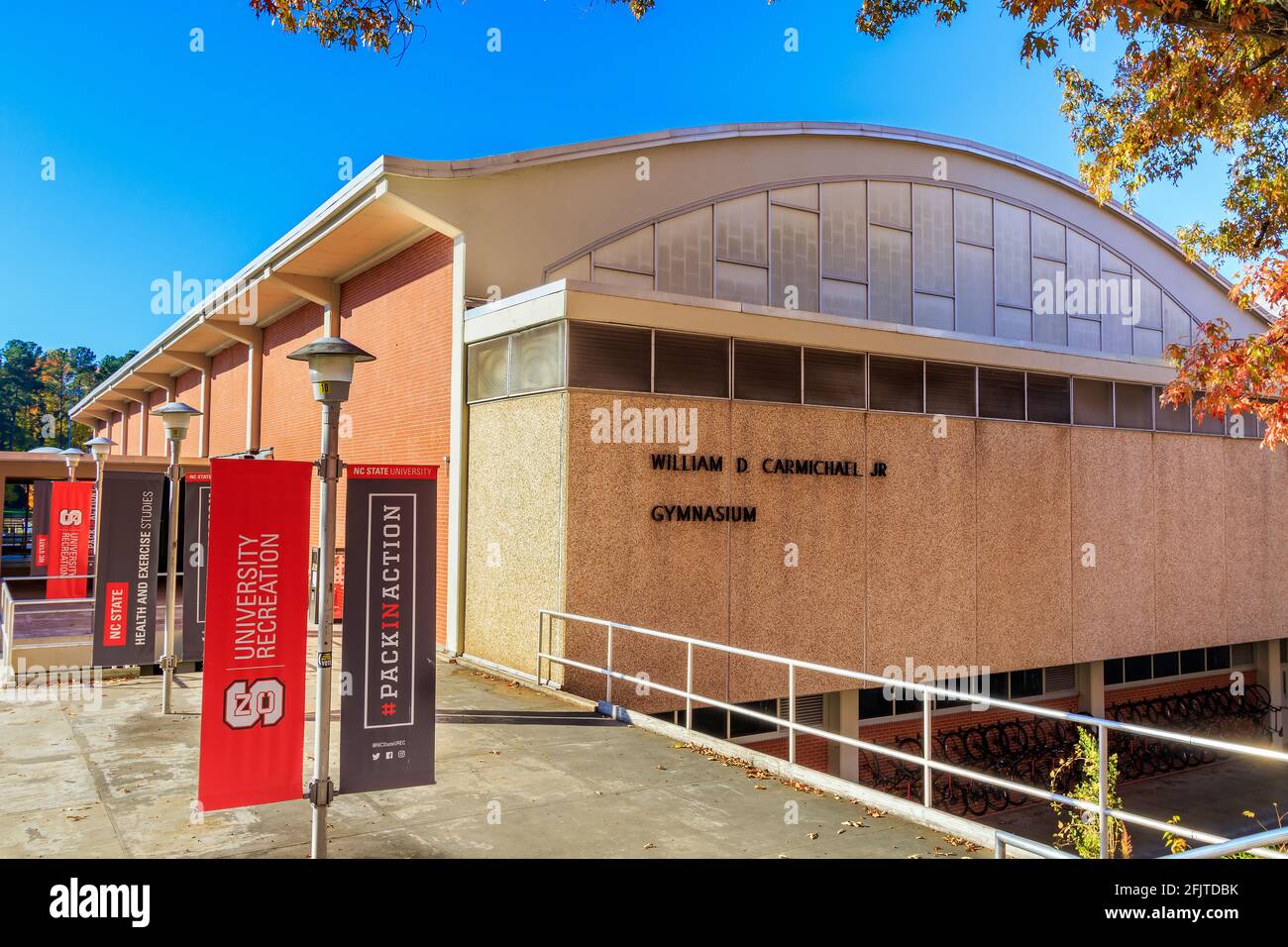 RALEIGH, NC, USA - NOVEMBRE 24: William D. Carmichael Jr. Palestra il 24 Novembre 2017 presso la North Carolina state University di Raleigh, Carolina del Nord Foto Stock