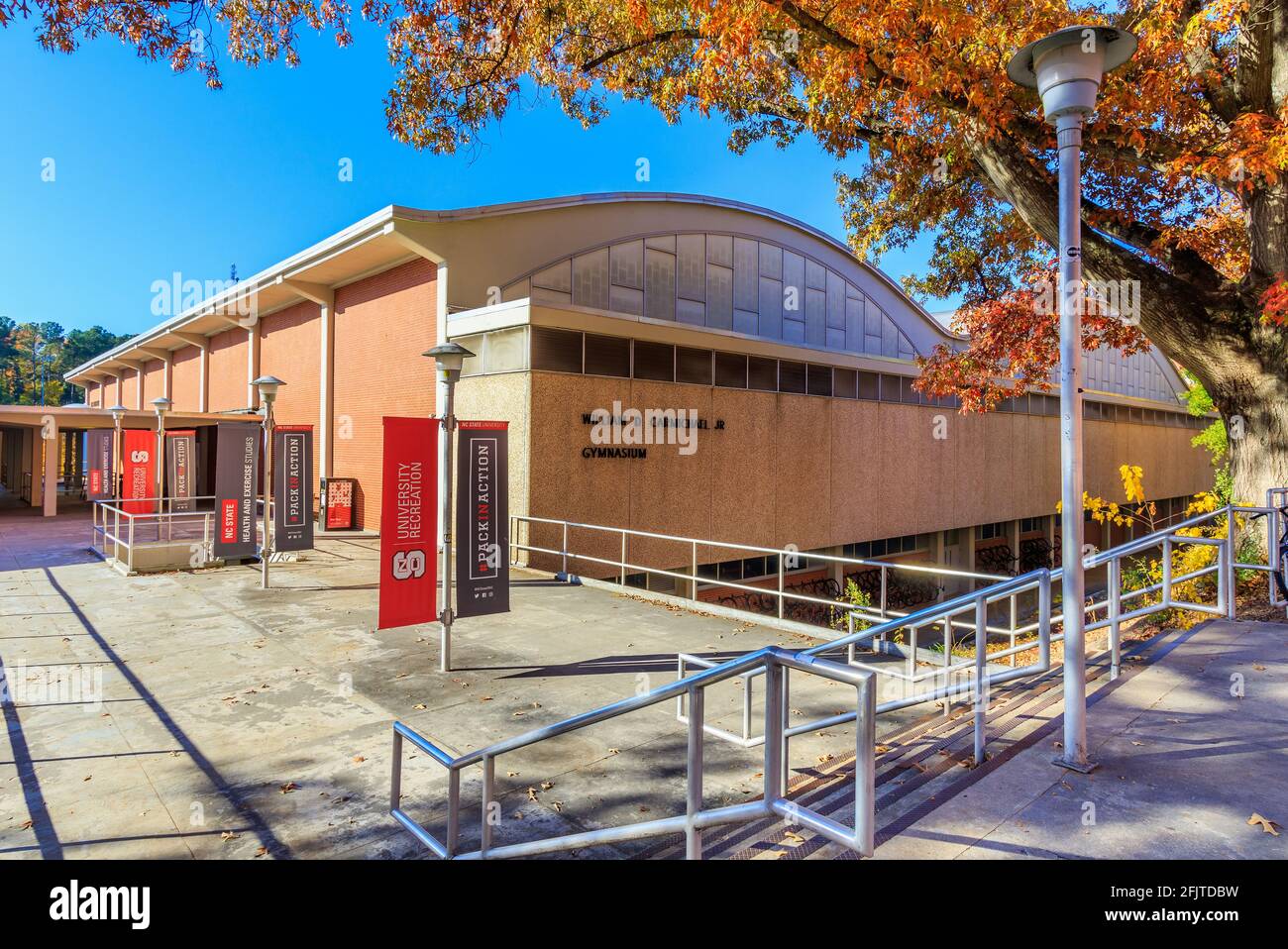 RALEIGH, NC, USA - NOVEMBRE 24: William D. Carmichael Jr. Palestra il 24 Novembre 2017 presso la North Carolina state University di Raleigh, Carolina del Nord Foto Stock