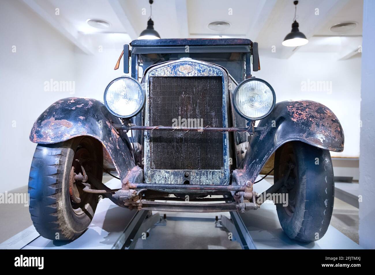 Skoda 645 nel Museo Skoda, Mlada Boleslav, Repubblica Ceca Foto Stock